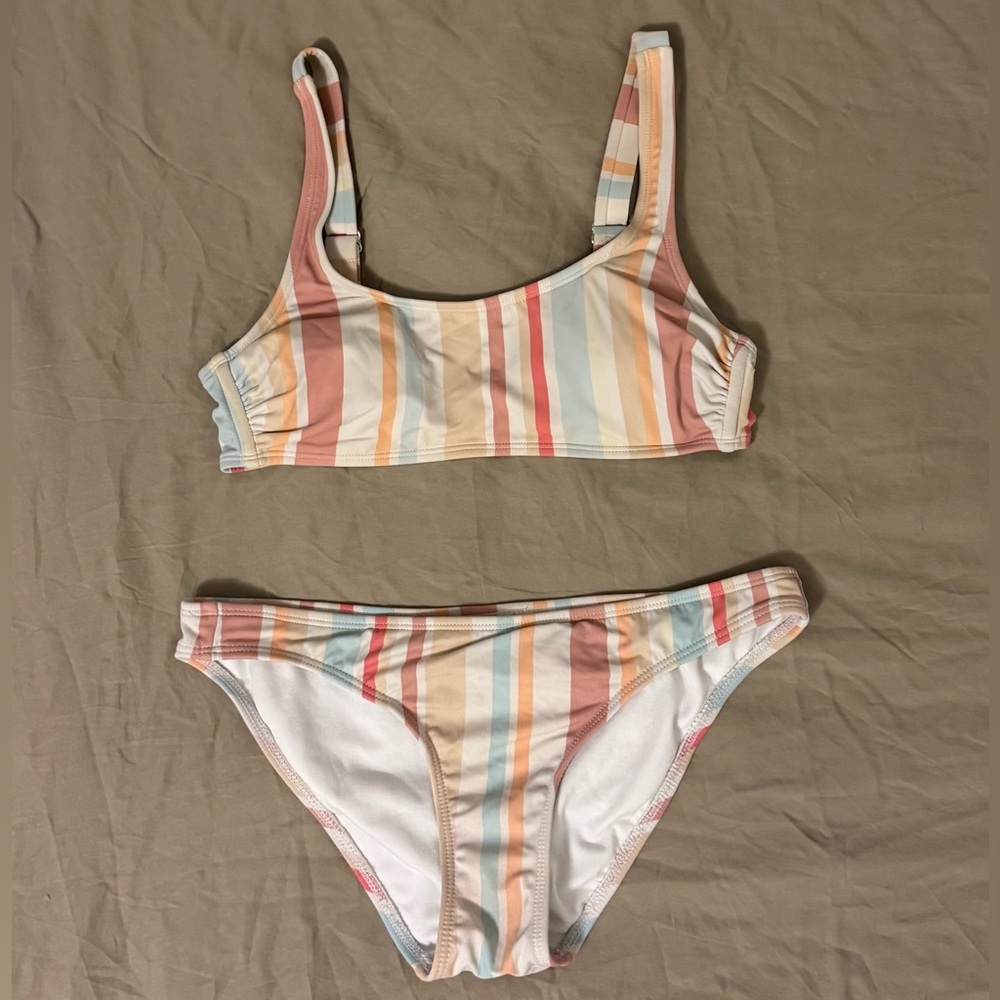 Striped Bikini Set